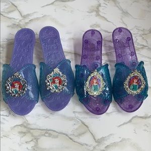 Disney Ariel plastic dress up shoes